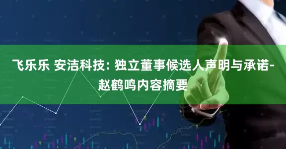 飞乐乐 安洁科技: 独立董事候选人声明与承诺-赵鹤鸣内容摘要